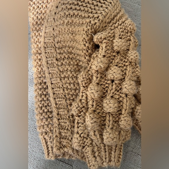 Chicwish Oversized Caramel Knit Sweater Cardigan - Picture 16 of 16